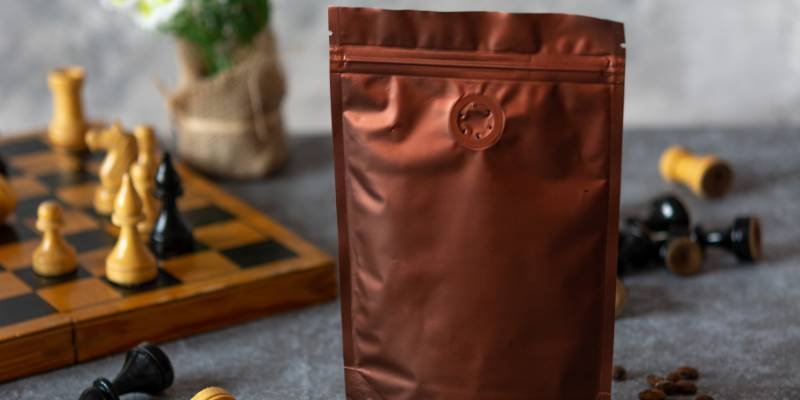 Koffiebonen met valve